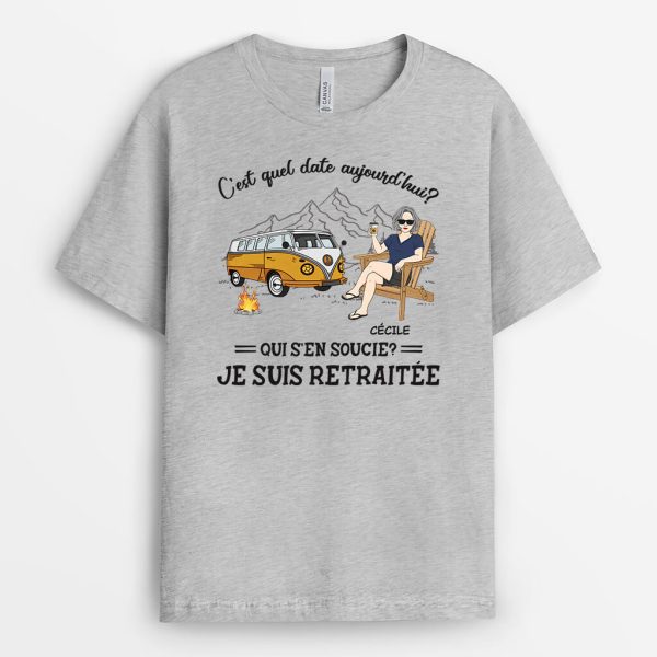 T-shirt Quel Jour Sommes-Nous Aujourd’hui Personnalise