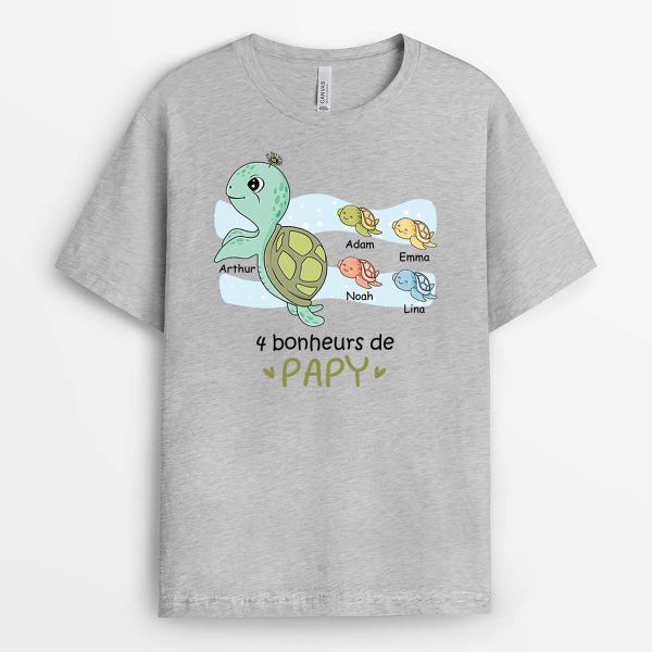 T-shirt Raisons Pour Lesquelles J’Adore Etre MamanMamie Tortue Personnalise