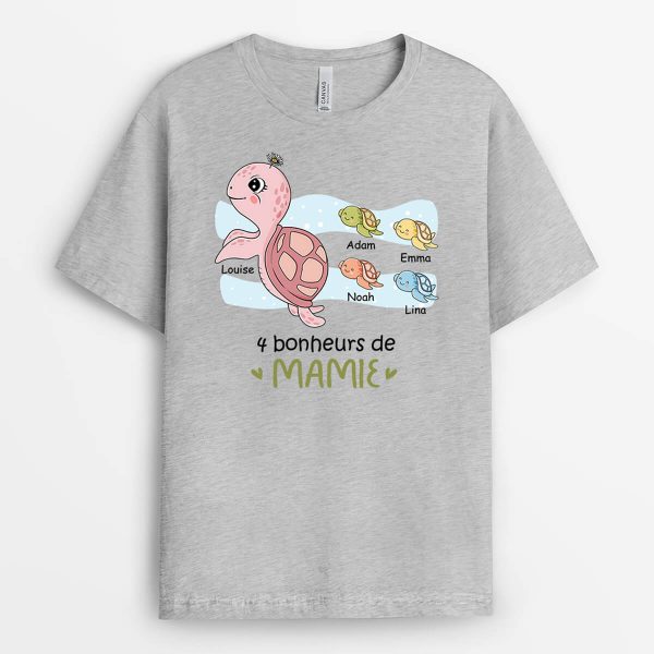 T-shirt Raisons Pour Lesquelles J’Adore Etre PapaPapy Tortue Personnalise