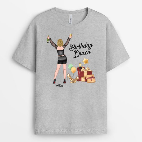 T-shirt Reine D’anniversaire Personnalise