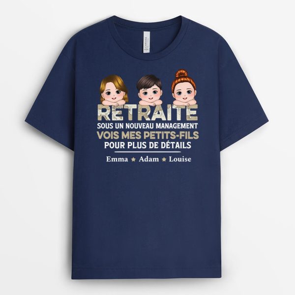 T-shirt Retraite, Sous Un Nouveau Management Personnalise