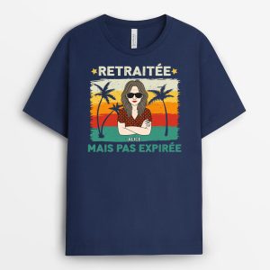 T-shirt Retraitee Mais Pas Expiree Personnalise T-shirt Retraitee Mais Pas Expiree Personnalise