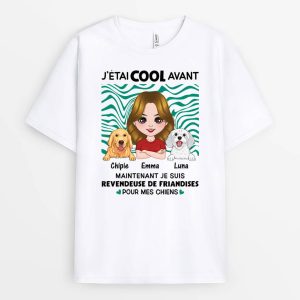T-shirt Revendeur De Friandises Pour Mes Chiens Personnalise T-shirt Revendeur De Friandises Pour Mes Chiens Personnalise