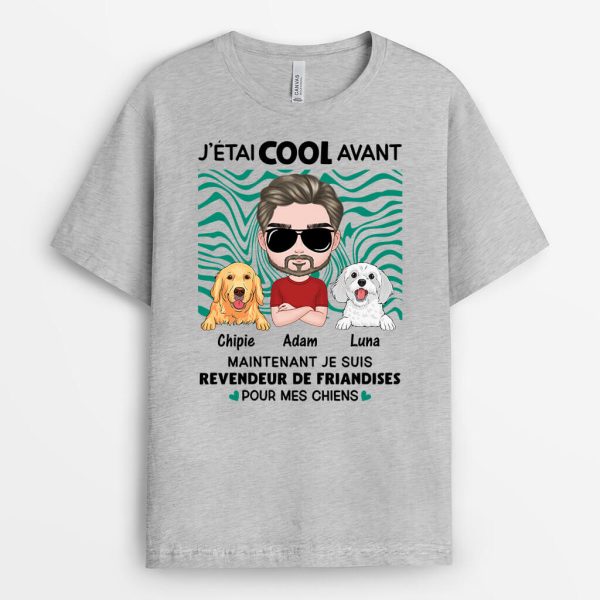 T-shirt Revendeur De Friandises Pour Mes Chiens Personnalise