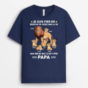 T-shirt Rien Ne Vaut Le Fait d’Etre Papa Lion Personnalise T-shirt Rien Ne Vaut Le Fait d’Etre Papa Lion Personnalise