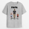 T-shirt Significatif Papa Papy Personnalise