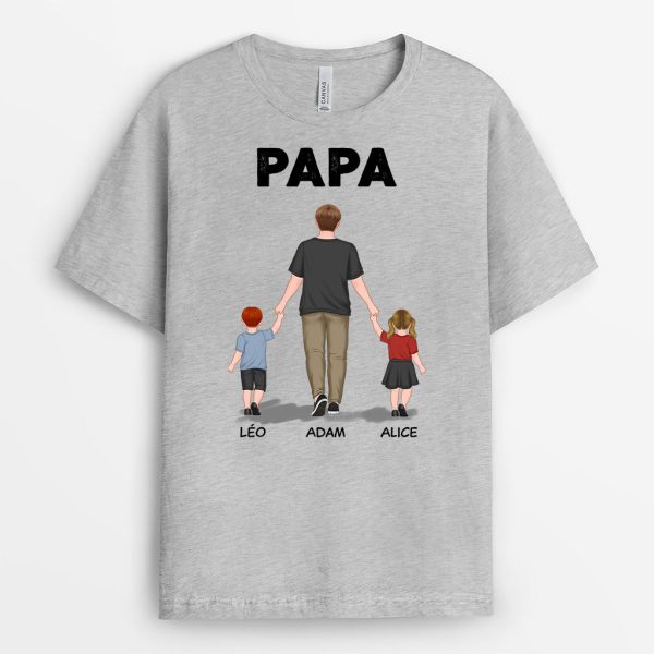 T-shirt Significatif Papa Papy Personnalise