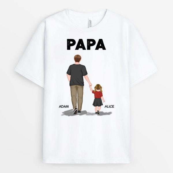 T-shirt Significatif Papa Papy Personnalise