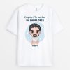 T-shirt Surprise Tu Vas Etre Un Super Papa Personnalise