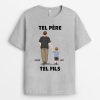 T-shirt Tel Pere Telle Fille Marche Personnalise