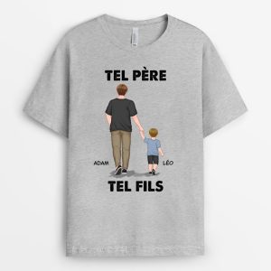 T-shirt Tel Pere Telle Fille Marche Personnalise T-shirt Tel Pere Telle Fille Marche Personnalise