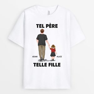 T-shirt Tel Pere Telle Fille Marche Personnalise T-shirt Tel Pere Telle Fille Marche Personnalise