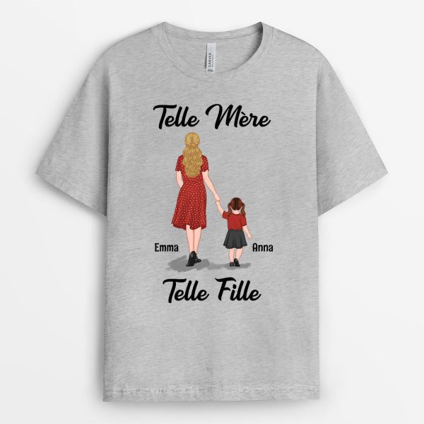 T-shirt Telle Mere Telle Fille Marche Personnalise