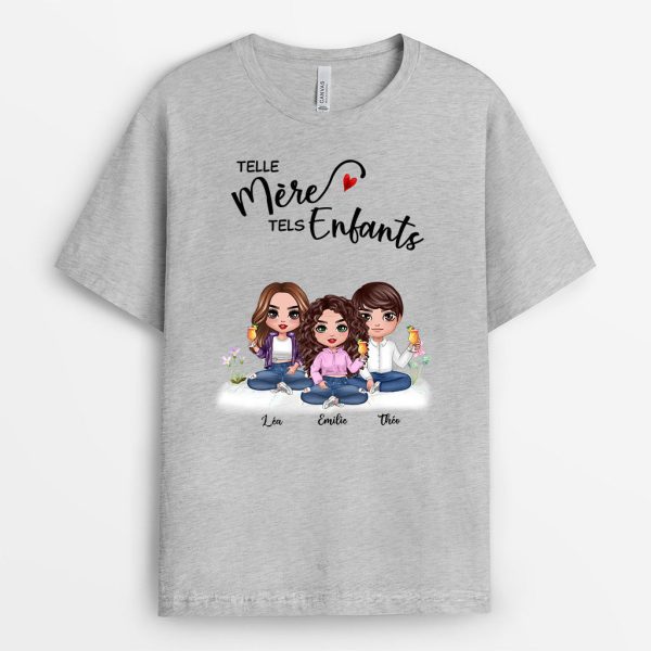 T-shirt Telle Mere Telles Filles, Telle Mere Tels Fils Personnalise