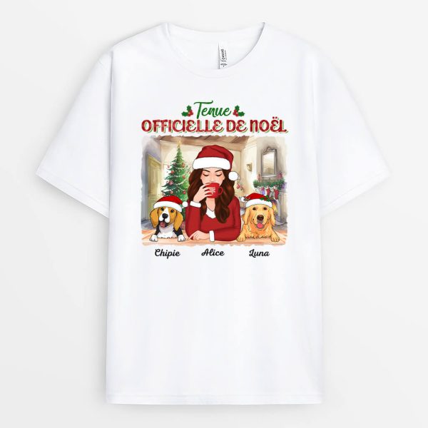 T-shirt Tenue Officielle de Noel Personnalise