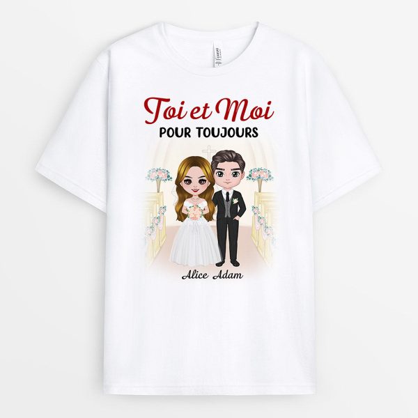 T-shirt Toi et Moi Mariage Personnalise