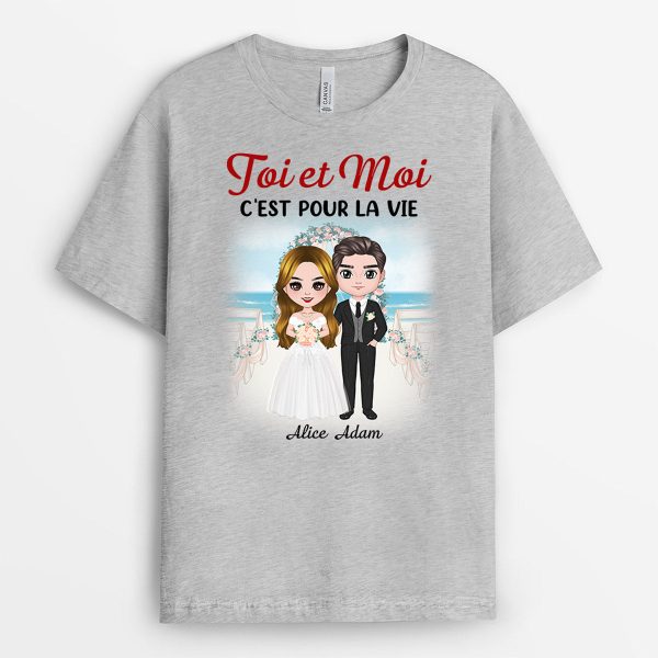 T-shirt Toi et Moi Mariage Personnalise