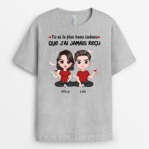 T-shirt Tu Es Le Plus Beau Cadeau Personnalise T-shirt Tu Es Le Plus Beau Cadeau Personnalise