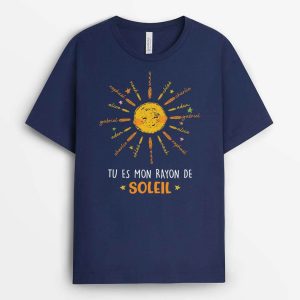 T-shirt Tu Es Mon Rayon De Soleil Personnalise T-shirt Tu Es Mon Rayon De Soleil Personnalise