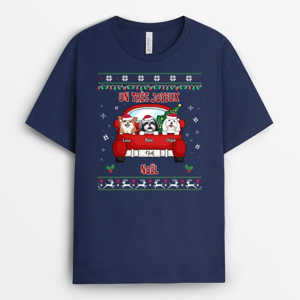 T-shirt Un tres joyeux Noel Personnalise