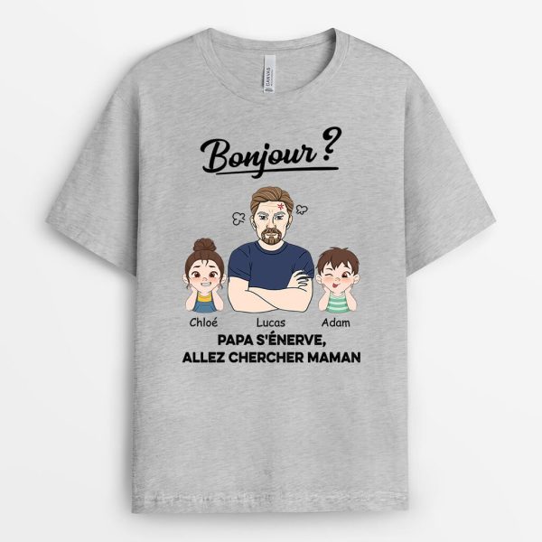 T-shirt Va Chercher Maman Personnalise