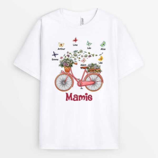 T-shirt Velo De Mamie Personnalise