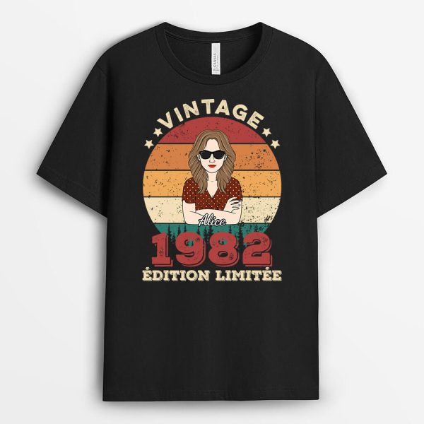 T-shirt Vintage, Edition Limitee Personnalise