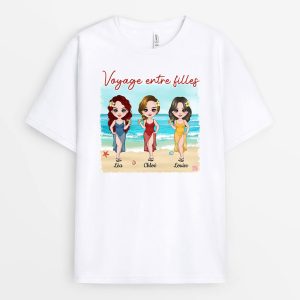 T-shirt Voyage Entre Filles Personnalise 1 T shirt Voyage Entre Filles Personnalise 2