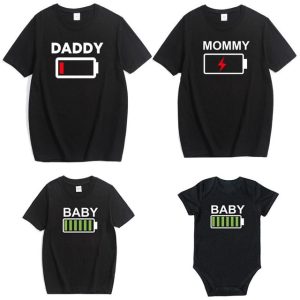 Tee Shirt Batterie Famille Tee Shirt Batterie Famille