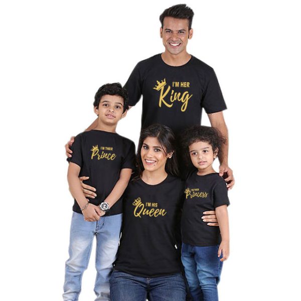 Tee Shirt Famille King Queen