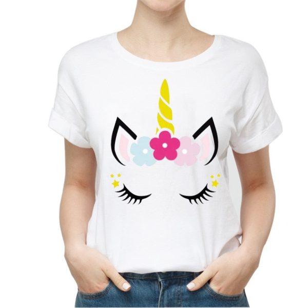 Tee Shirt Licorne Mere Fille