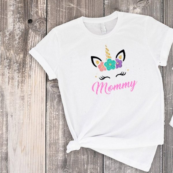 Tee Shirt Maman Bebe Licorne