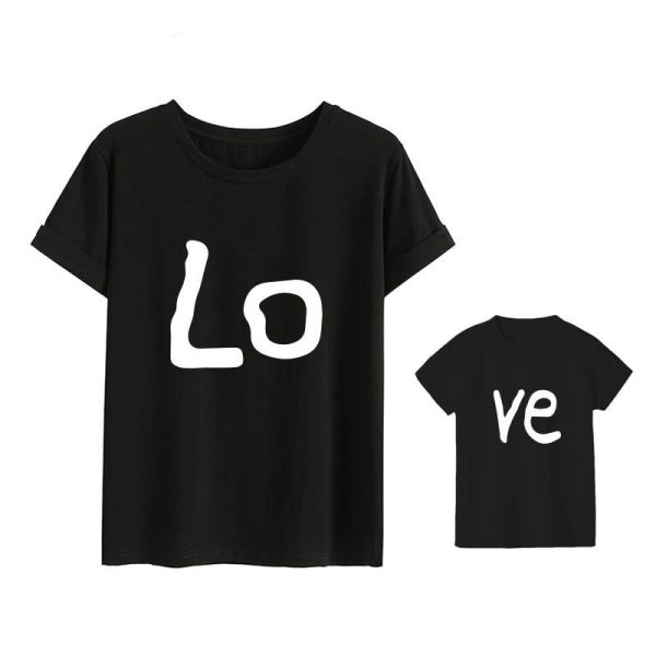 Tee Shirt Mere Fille LOVE