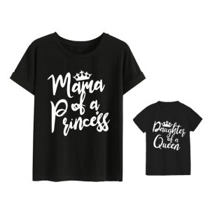 Tee Shirt Mere Fille PRINCESS Tee Shirt Mere Fille PRINCESS
