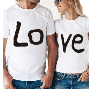 Tee shirt couple Love Tee shirt couple Love