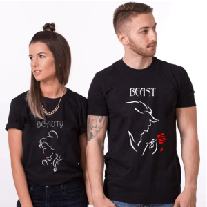 Tee shirt couple beaute 2 Tee shirt couple beaute 3