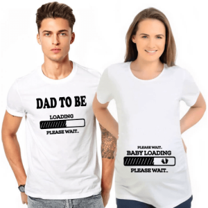 Tee shirt couple bebe arrive