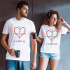 Tee shirt couple formule mathematique