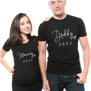 Tee shirt couple parents en 2021