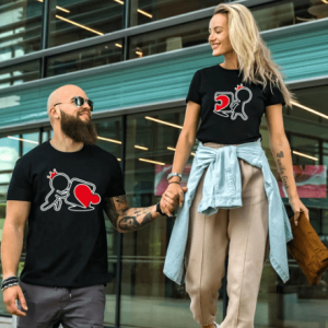 Tee shirt couple pour amoureux