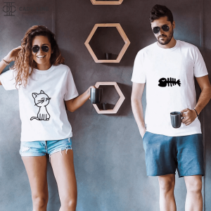 Tee shirt couple rigolo