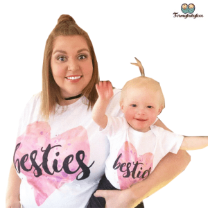 Tee shirt et body mere fille