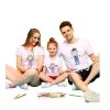 Tee shirt famille assorti dessin