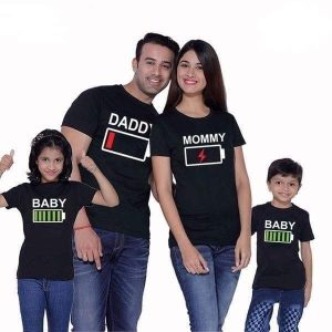 Tee shirt famille assorti energie