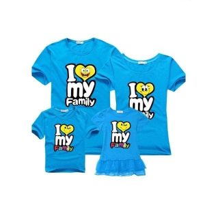 Tee shirt famille assorti j’aime ma famille Tee shirt famille assorti j’aime ma famille