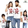 Tee shirt famille assorti pere noel dab