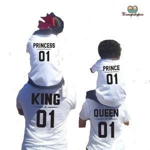 Tee shirt famille assorti prince