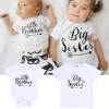 Tee shirt frere et soeur avec fleche