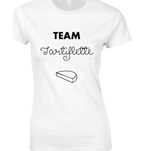 Tee shirt humour team raclette team tartiflette, tee shirt couple, tee shirt famille, matching tee shirt, family tee shirt