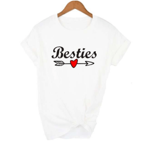 Tee shirt meilleure amie Besties